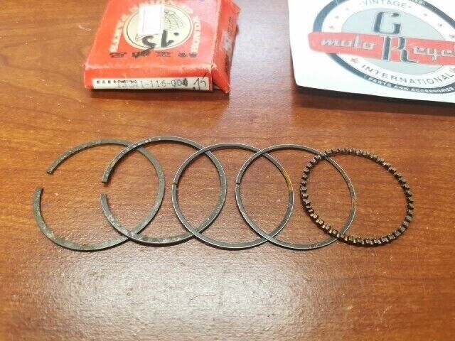 NOS Honda C70 XR75 PISTON RING SET 0.75 13041-116-004 SUB 13041-098-772 H78