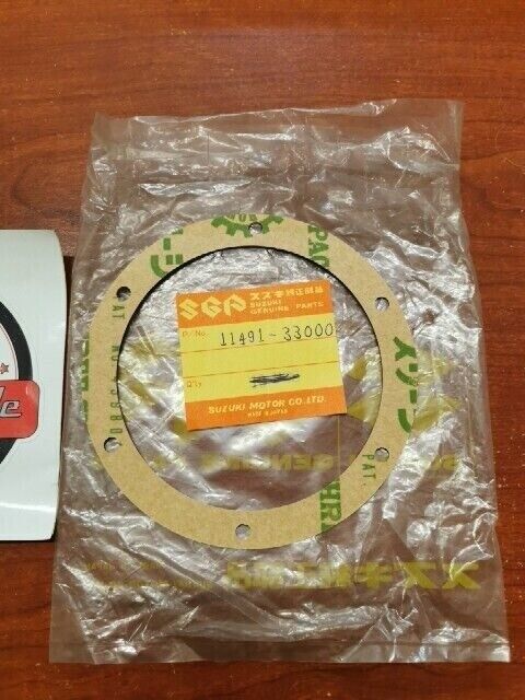 NOS Suzuki 1972 1973 GT380 GT550 CONTACT BREAKER COVER GASKET 11491-33000 S32