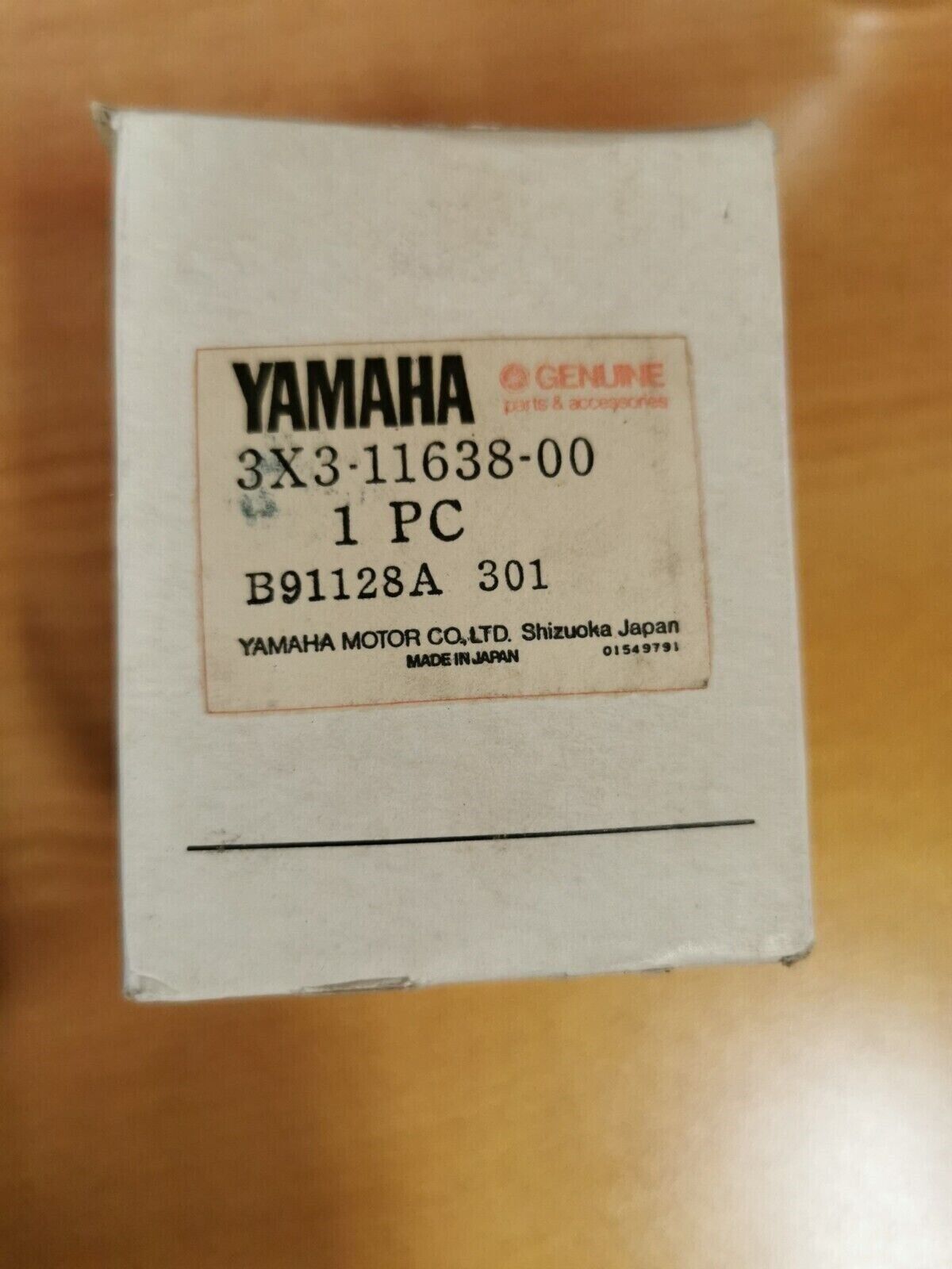 NOS YAMAHA YT125  1980 - 1982  PISTON 1.0 MM  3X3-11638-00-00 Y45