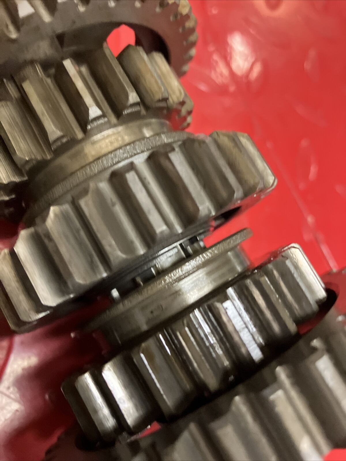 Yamaha DT250 1977 transmission mainshaft countershaft shaft gear DT400 1978 2