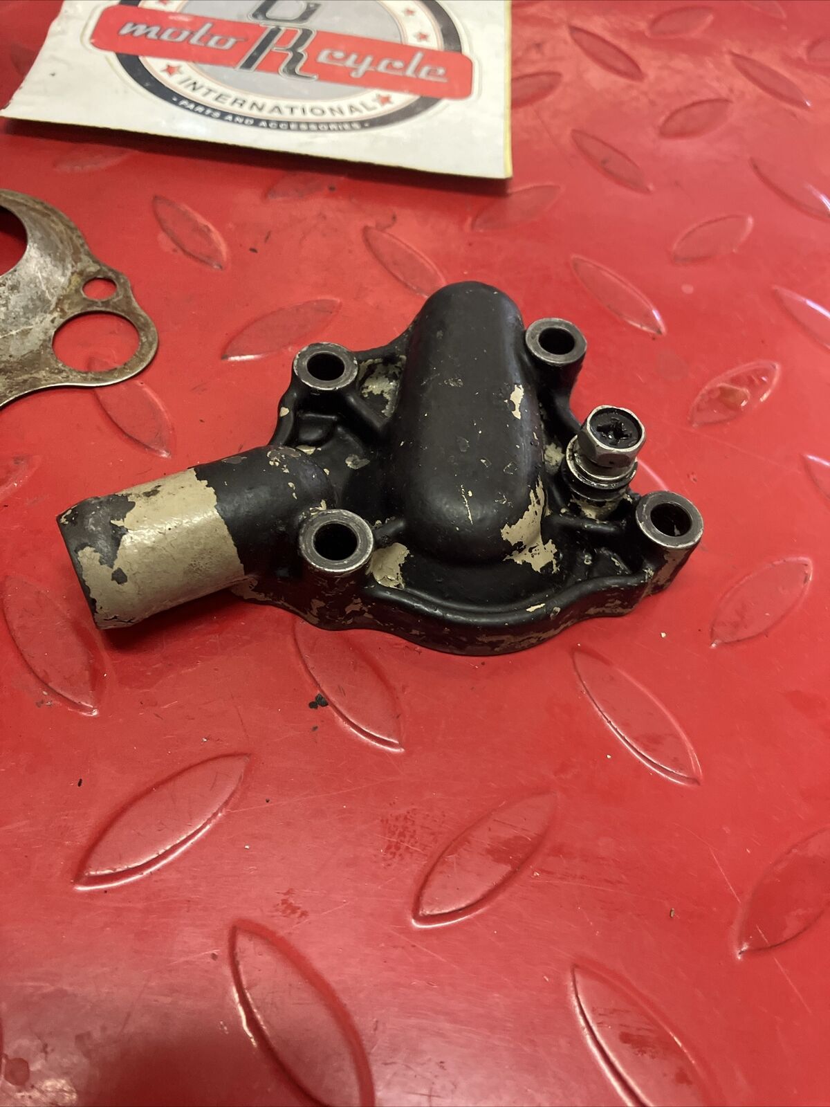 Honda CR125R 1987 waterpump water pump cover separator plate 1987 - 1994