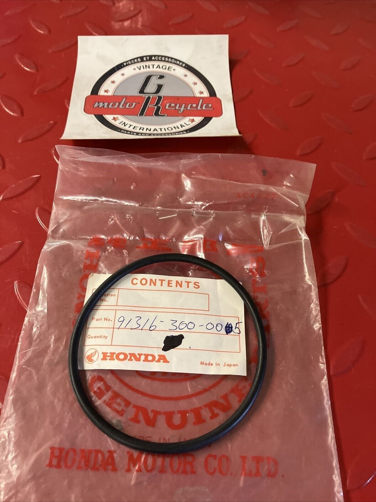 NOS HONDA O-RING (89X4.5) 91316-300-005 H24