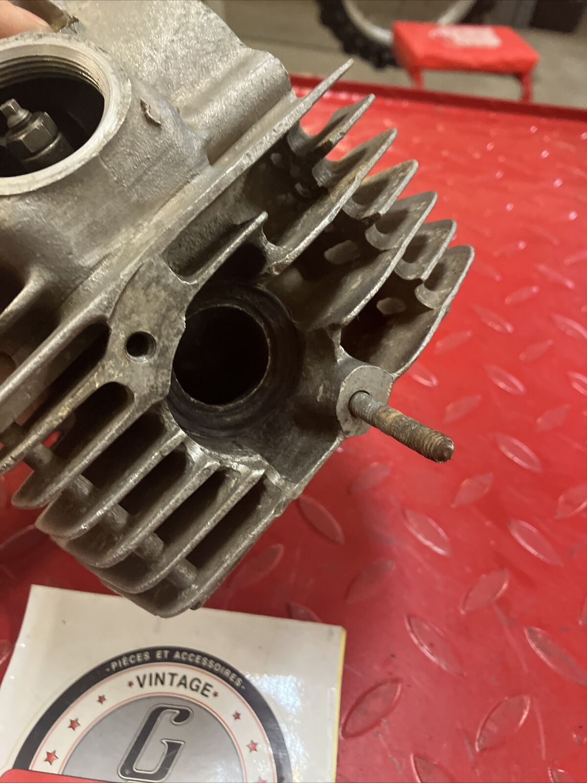 Honda TL125 1975 cylinder head 1974 1976