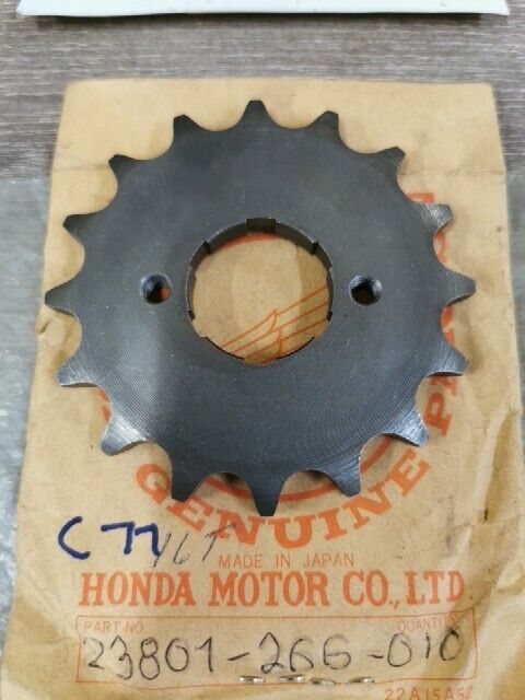 NOS HONDA CA77 SPROCKET DRIVE 16T 23801-266-010 H79