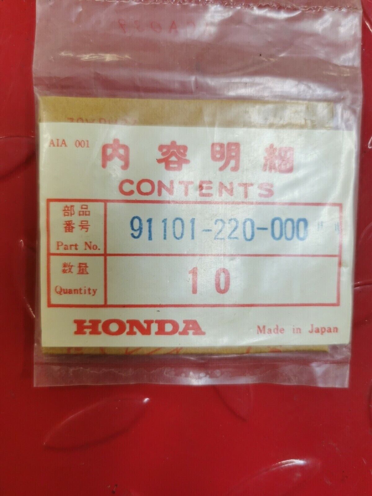 NOS Honda CL175 SL175 CB175 ROLLER (2.5X10) 91101-220-000 SUB 91101-001-030 H3