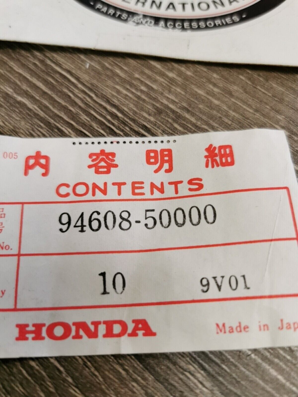 NOS HONDA CX500 CB250 CB400T CB750A CB250 CM250 CB125T O RING 94608-50000 H50