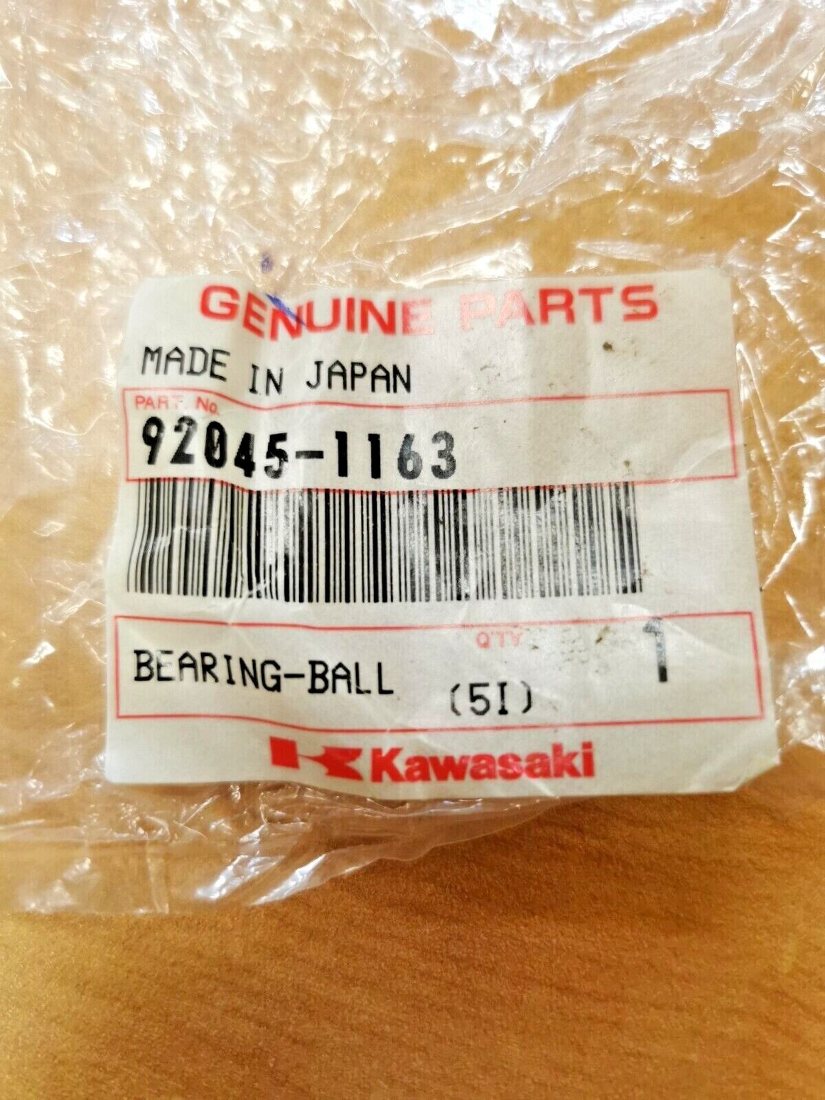 NOS KAWASAKI  KLF300 1986 1887 BALL BEARING  92045-1163 K7