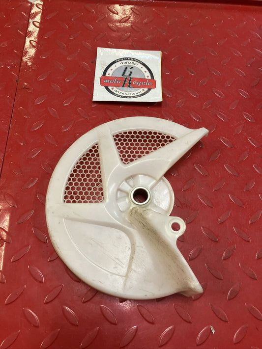 Honda CRF250R CRF450R 2009 2010 2011 front brake disk guard cover protector OEM