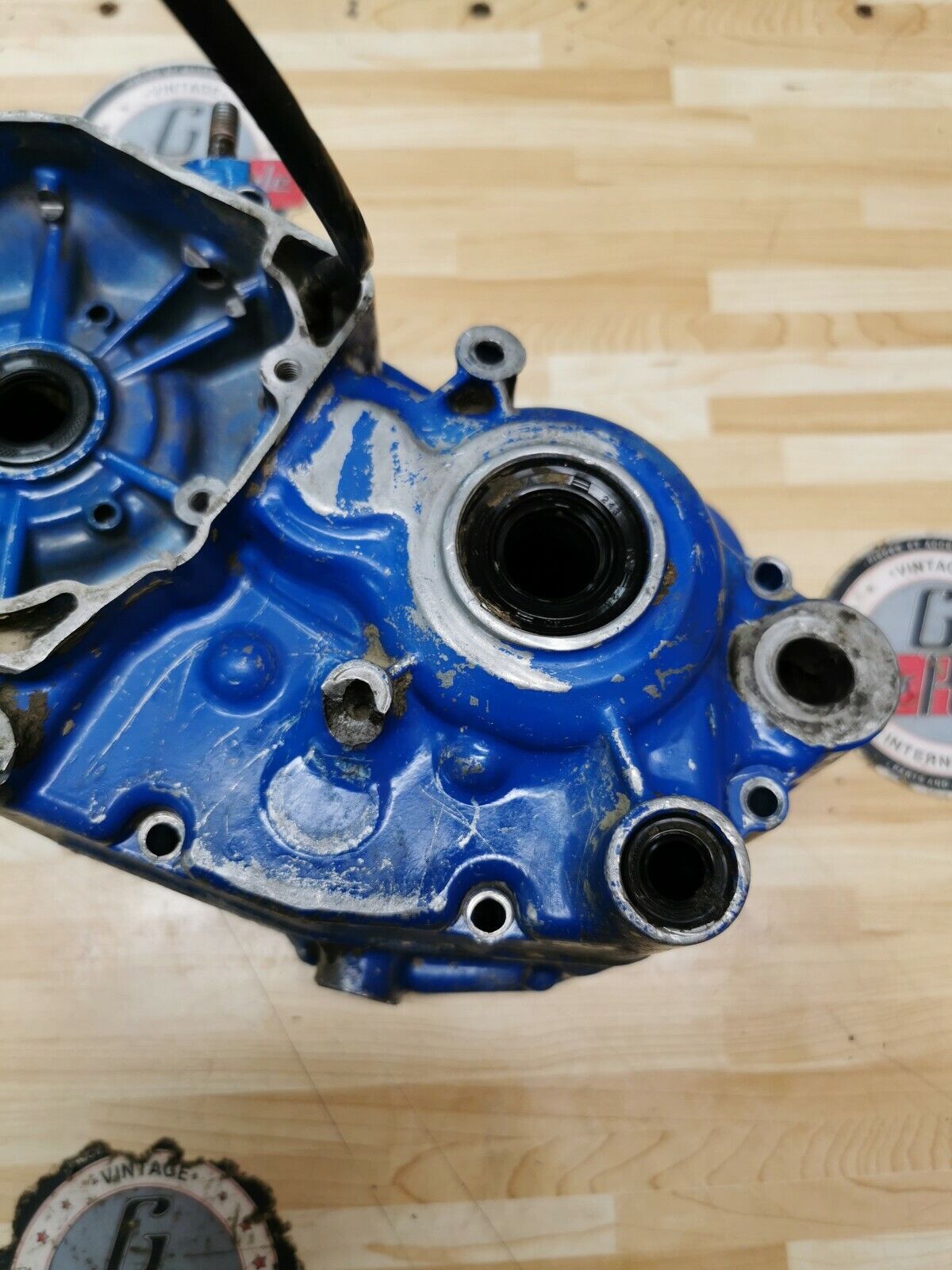 Suzuki RM125 1987 Crankcase crank case left right 1988