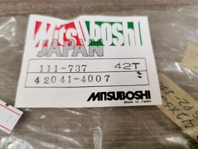NOS MITSUBOSHI KAWASAKI GPZ550 1984 1985 REAR SPROCKET 42T 111-737 J55