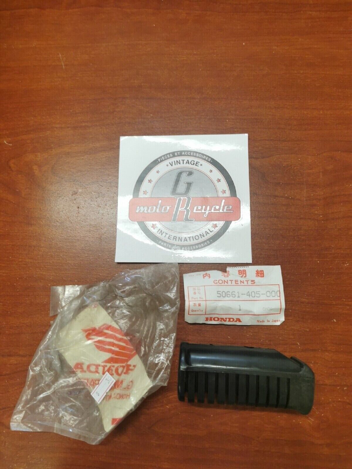 NOS Honda GL1000 CB750 GL1100 CM185 RUBBER, STEP 50661-405-000 H36 