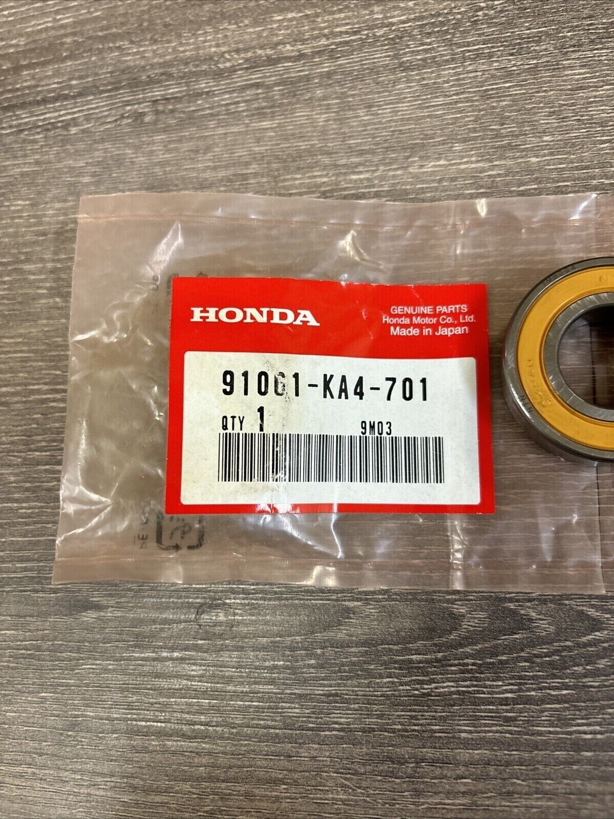 NOS Honda CR125 R CR250 R CR480 R CR500 R RADIAL BALL BEARING 91061-KA4-701 H127
