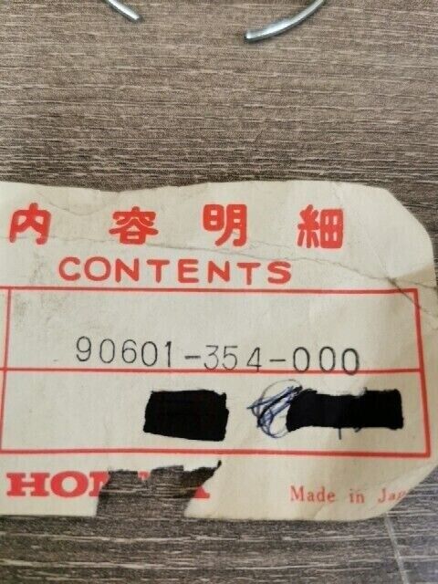 NOS HONDA CA50 CB250 CM185T XR185 CB250 MR175 RING OIL SEAL 90601-354-000 H92