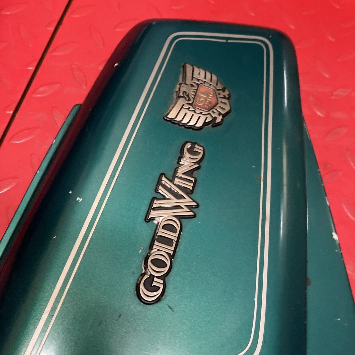 Honda GL1200 1984 1985 1986 1987 Left right side cover panel set green