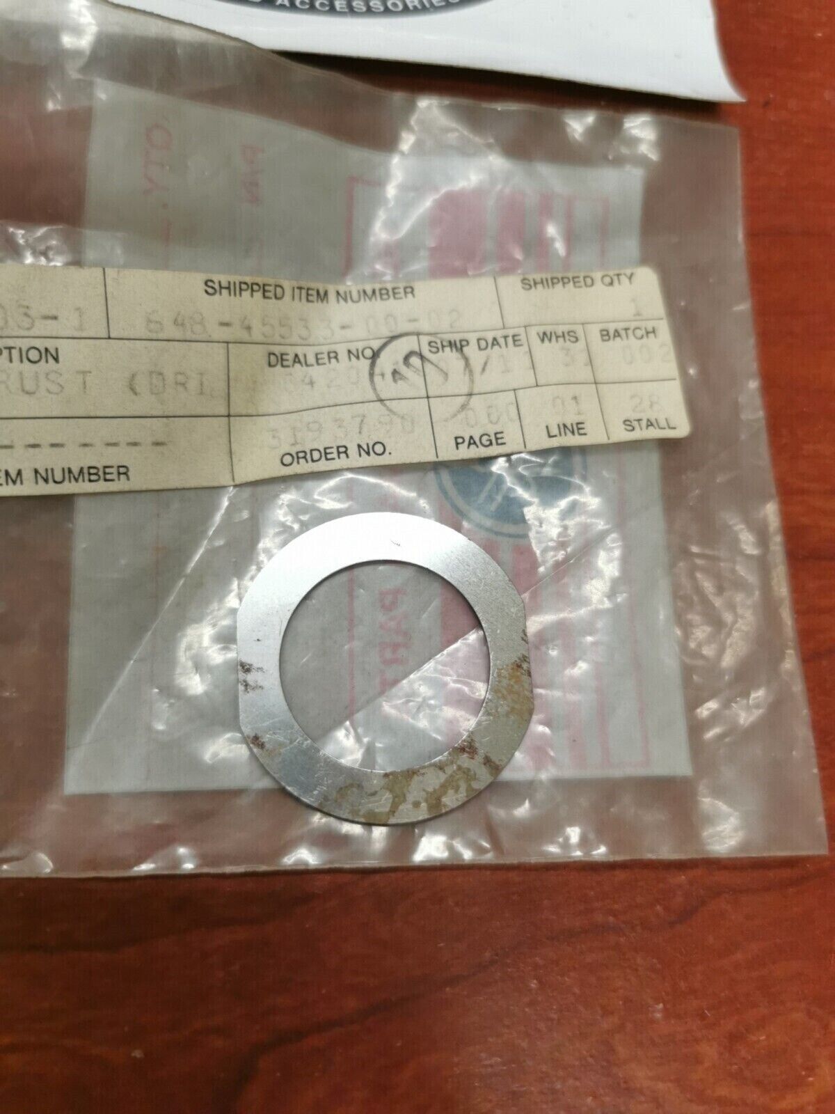 NOS YAMAHA YZ250 TZ350 TZ125 TZ250 MX400 SHIM (90201-22284) 648-45533-00-02 Y72