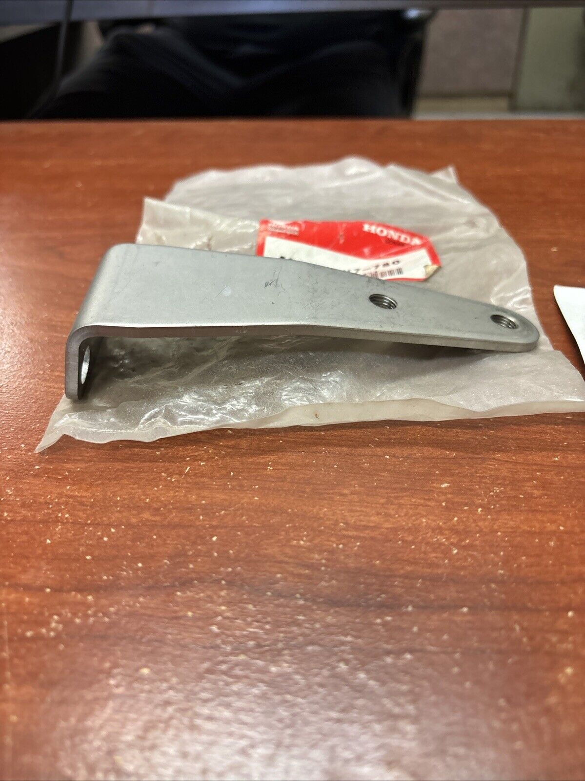 NOS Honda BF25 BF30 STEERING PLATE 53234-ZV7-780 SUB 53234-ZV7-781 H183