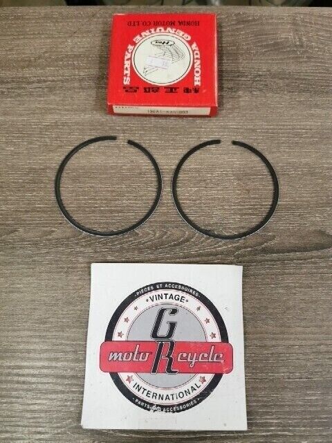 NOS HONDA CR450R 1981 RING SET PISTON  130A1-KA5-003 H74