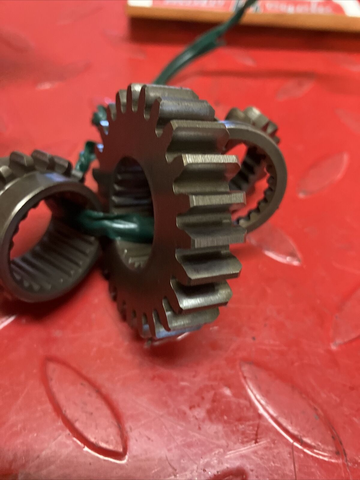 Honda XL350R 1984 crankshaft oil pump primary drive gear timing sprocket rotor