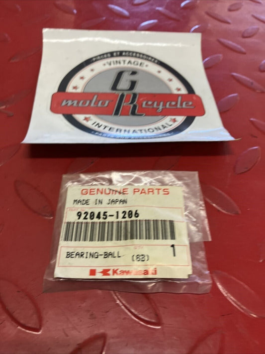 NOS KAWASAKI WATER PUMP BEARING 92045-1206 K12