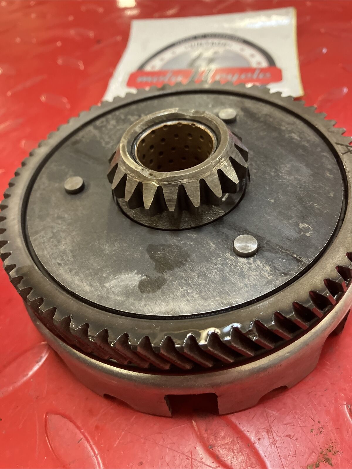 Yamaha DT80 1982 clutch basket hub pressure plate assy GT80 1T0-16150-01-00
