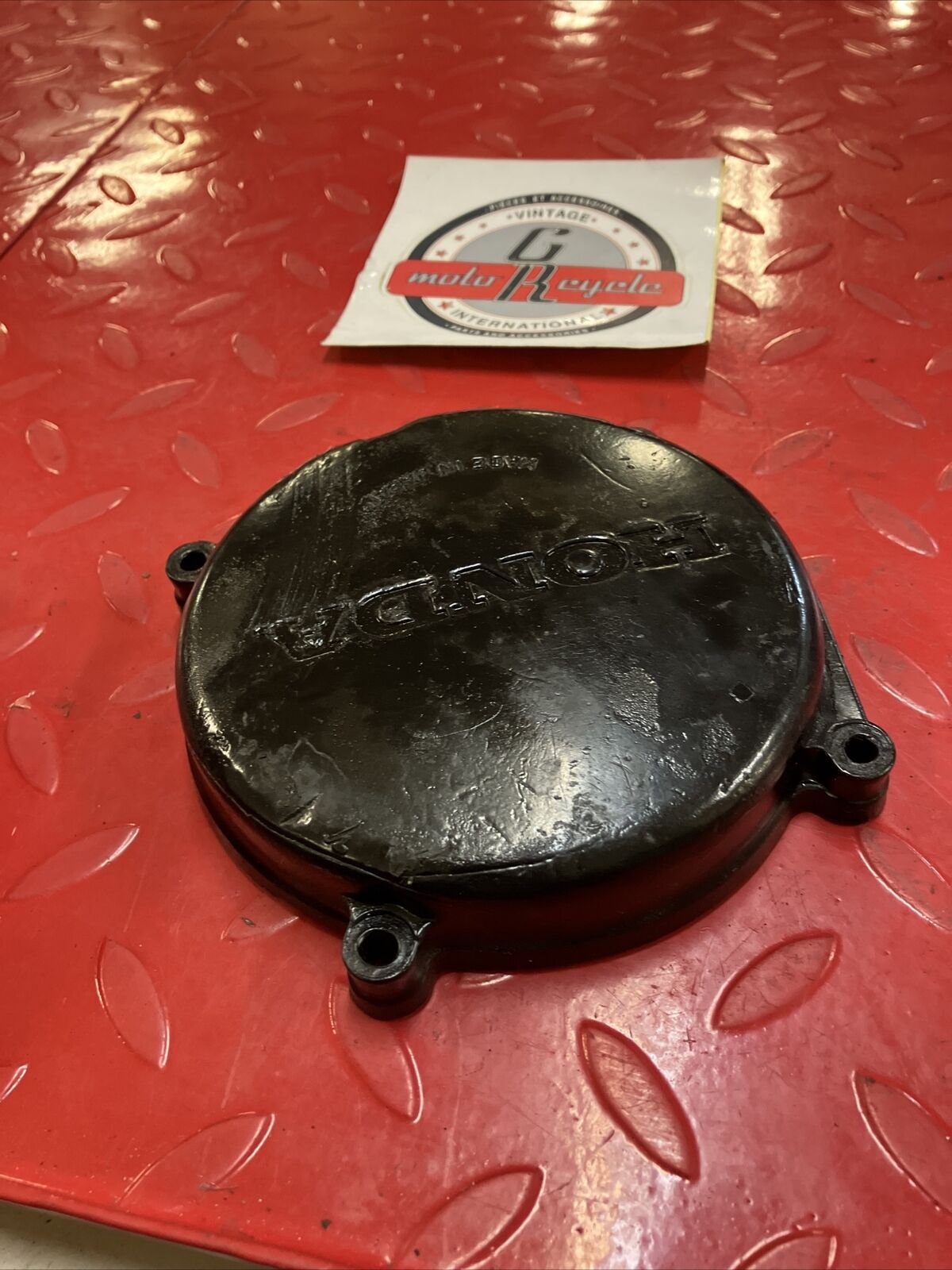 Honda CR250R 1986 left crankcase stator cover 1985 1987 1988 2