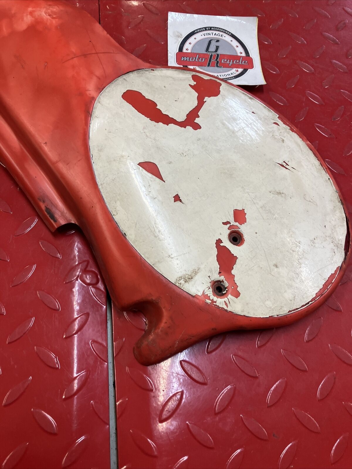 Honda CR250R 1980 Right side cover panel OEM