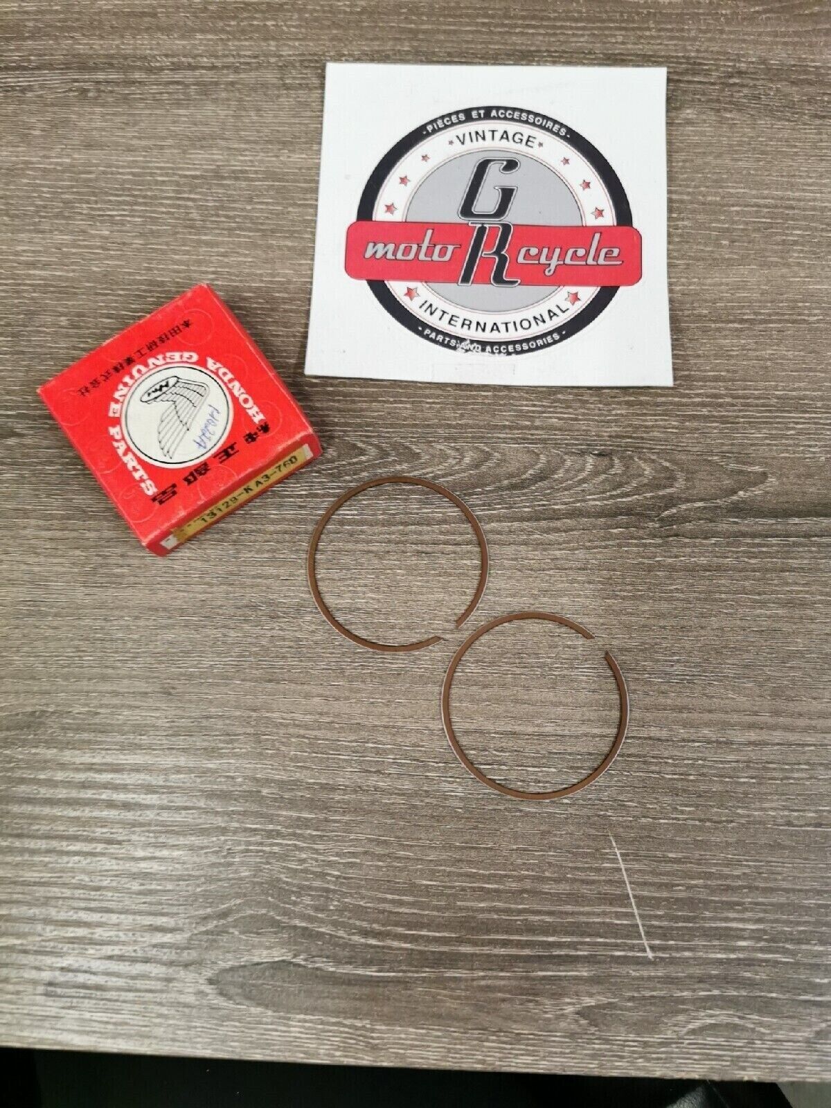 NOS HONDA CR125 1985  RING SET 0.50 13129-KA3-760 H47