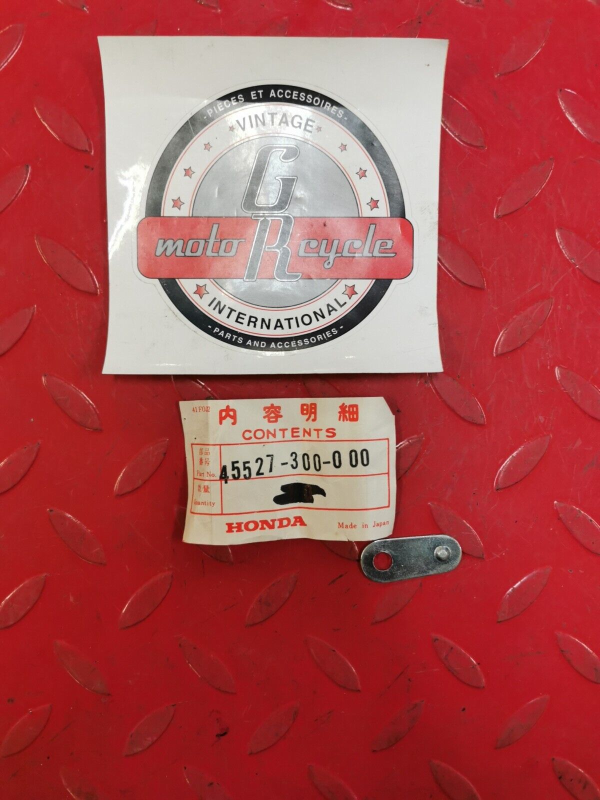 NOS Honda 1976 CB750 CB350 CB500 CB550 GL1000 LEVER BUSH PLATE 45527-300-000 H31
