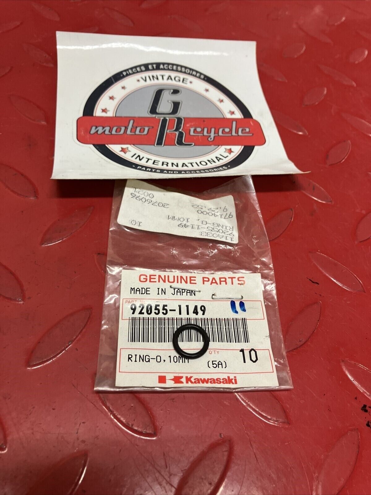 NOS KAWASAKI O-RING 10MM 92055-1149 K15