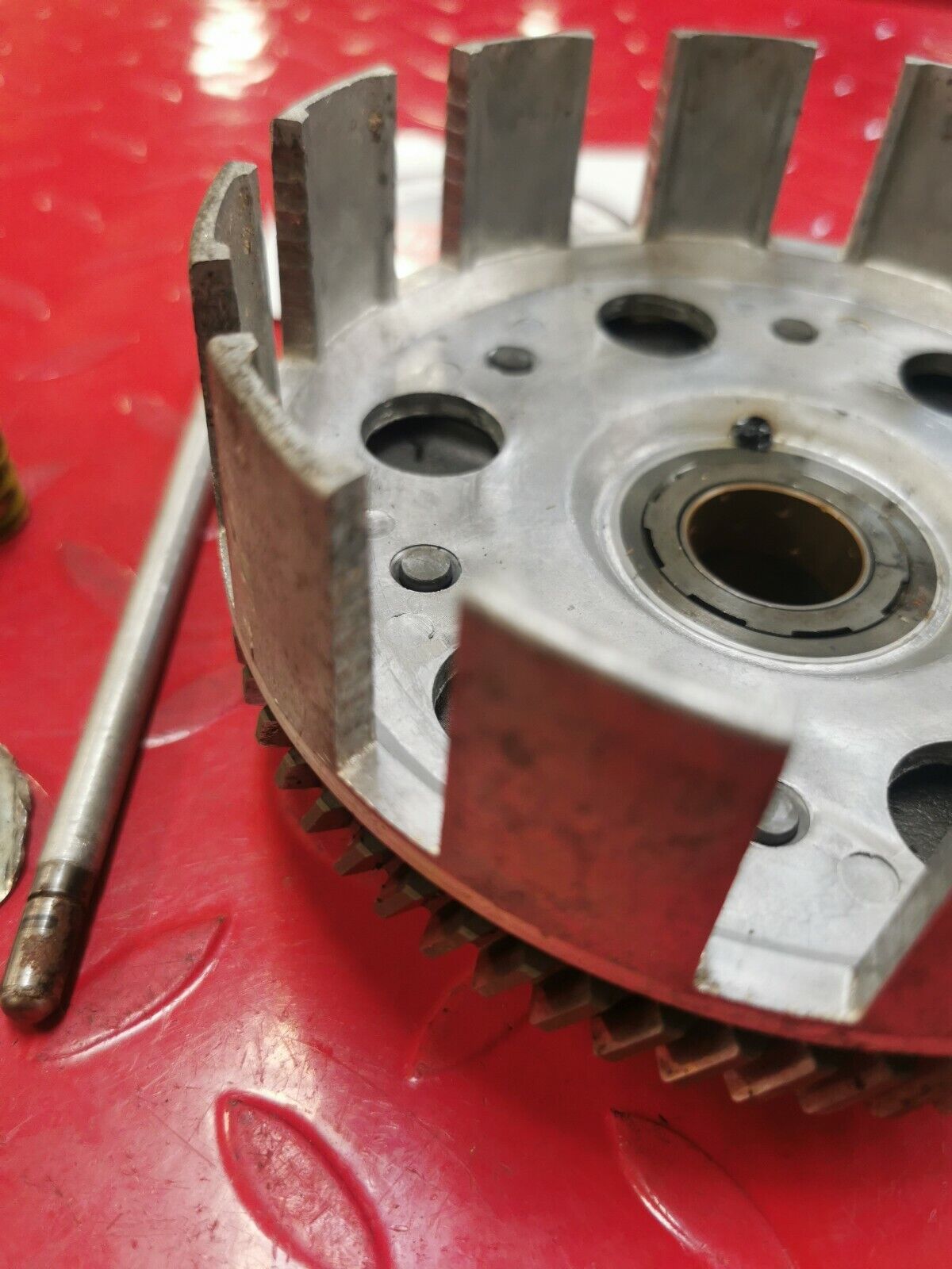 Honda MT250 1975 clutch basket pressure plate MR250 1974 1976 22100-358-000