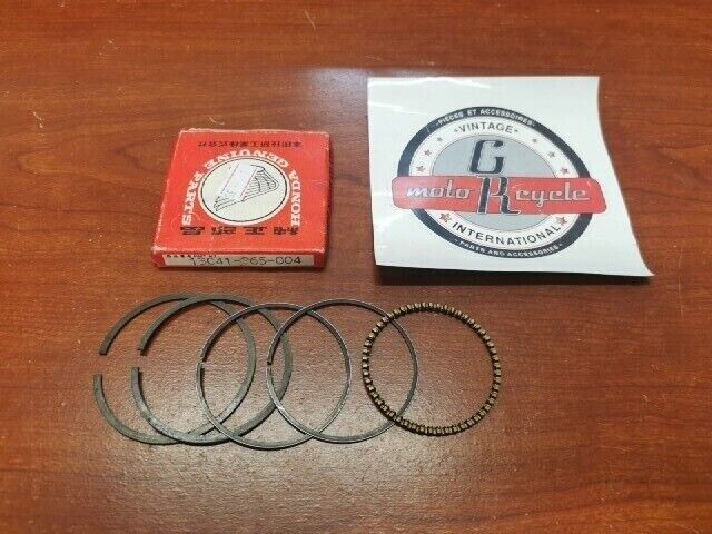 NOS Honda XL125 K0 K1 PISTON RING SET 0.75 13041-365-004 H78