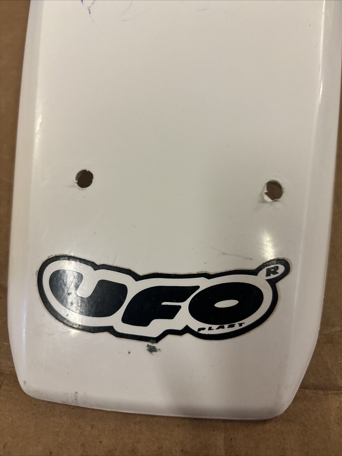 UFO PLAST 1996 - 2001 YZ125 YZ250 REAR FENDER WHITE YA02897-046