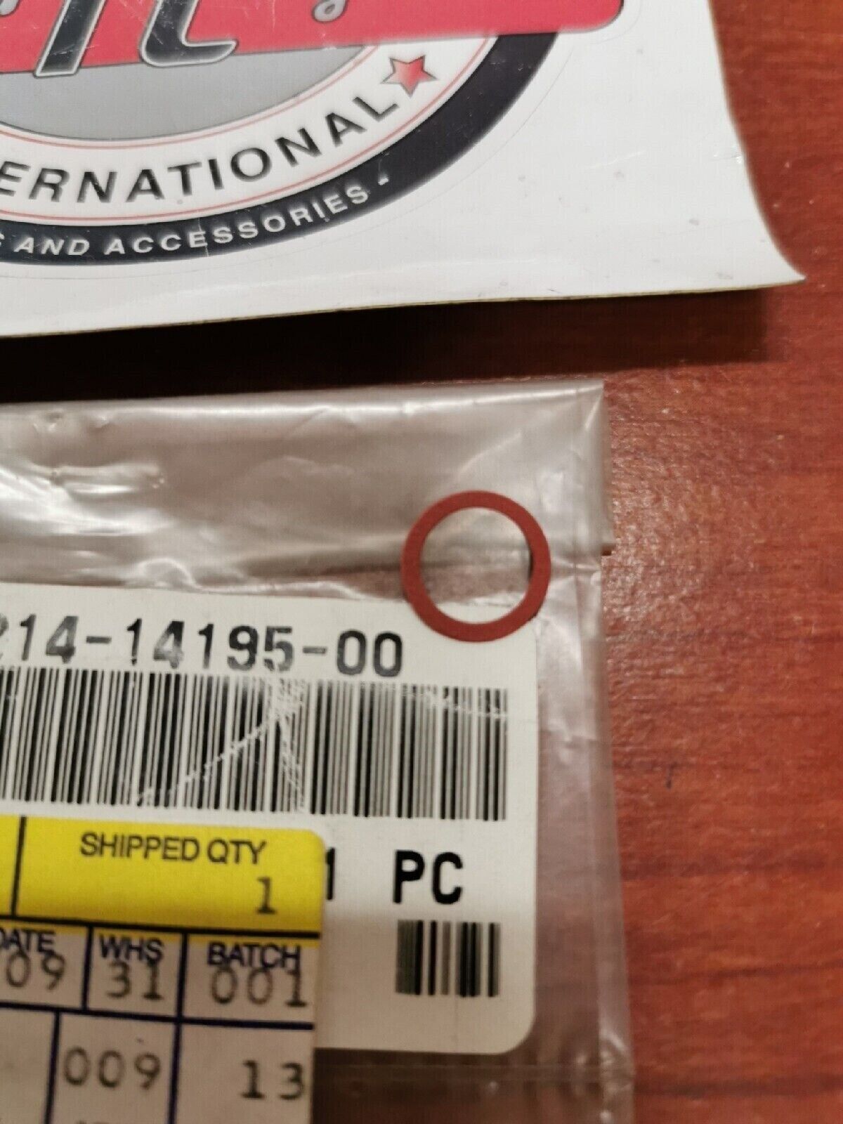 NOS Yamaha YP20 YP30 EF2000 CARBURETOR NEEDLE VALVE WASHER 214-14195-00-00 Y72