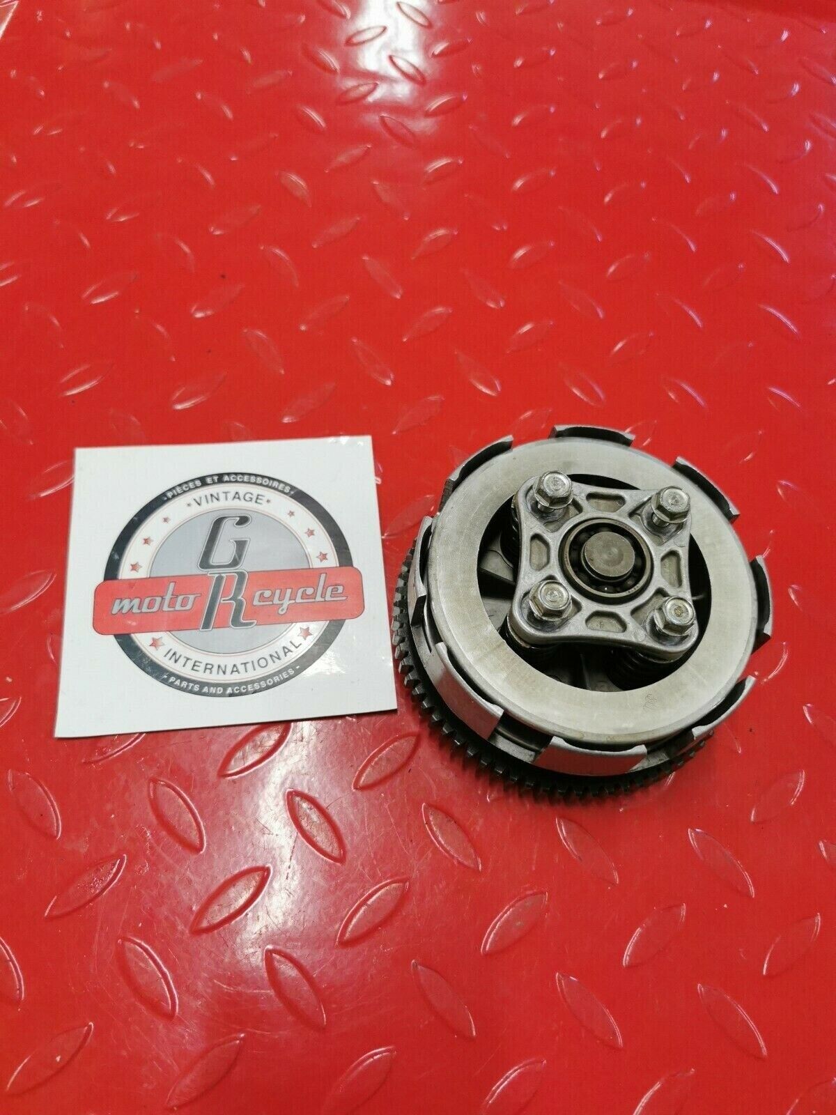 Honda XL100S 1982 complete clutch basket hub pressure plate 22100-436-000