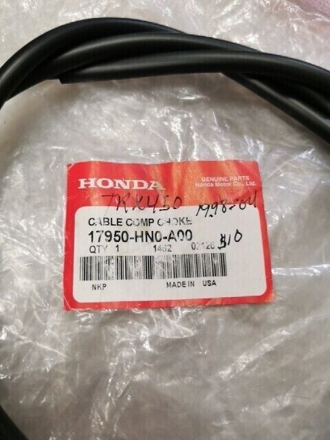 NOS Honda TRX450FM TRX450S CHOKE CABLE 17950-HN0-A00 H104