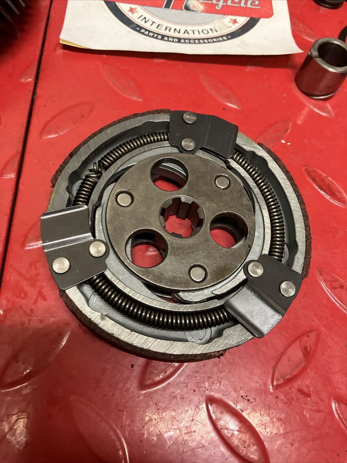 Yamaha LB50 1975 1F1 Chappy 50 clutch assembly carrier primary gear drive driven
