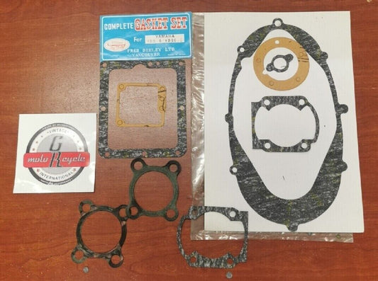 NOS Yamaha YDS6 YDS6C INCOMPLETE GASKET KIT SET 2 Y74