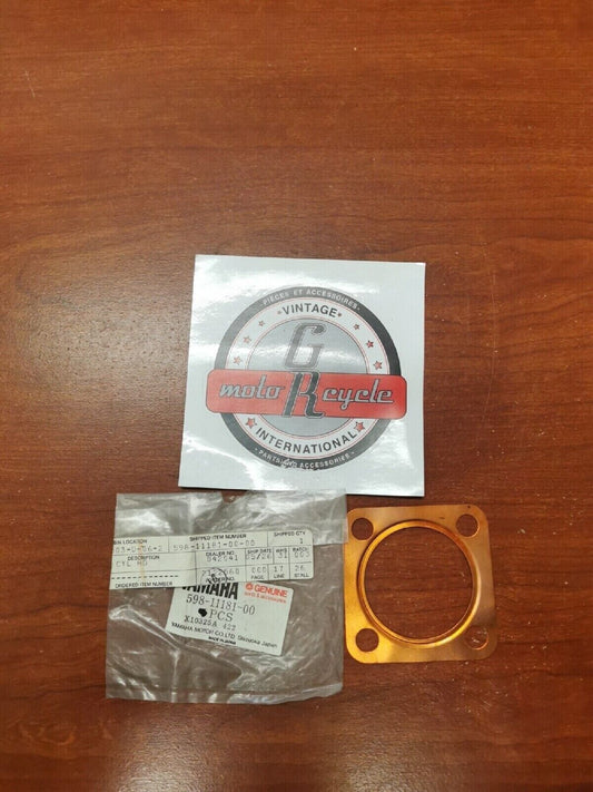 NOS Yamaha YZ80 TY80 CYLINDER HEAD GASKET 598-11181-00-00 Y77