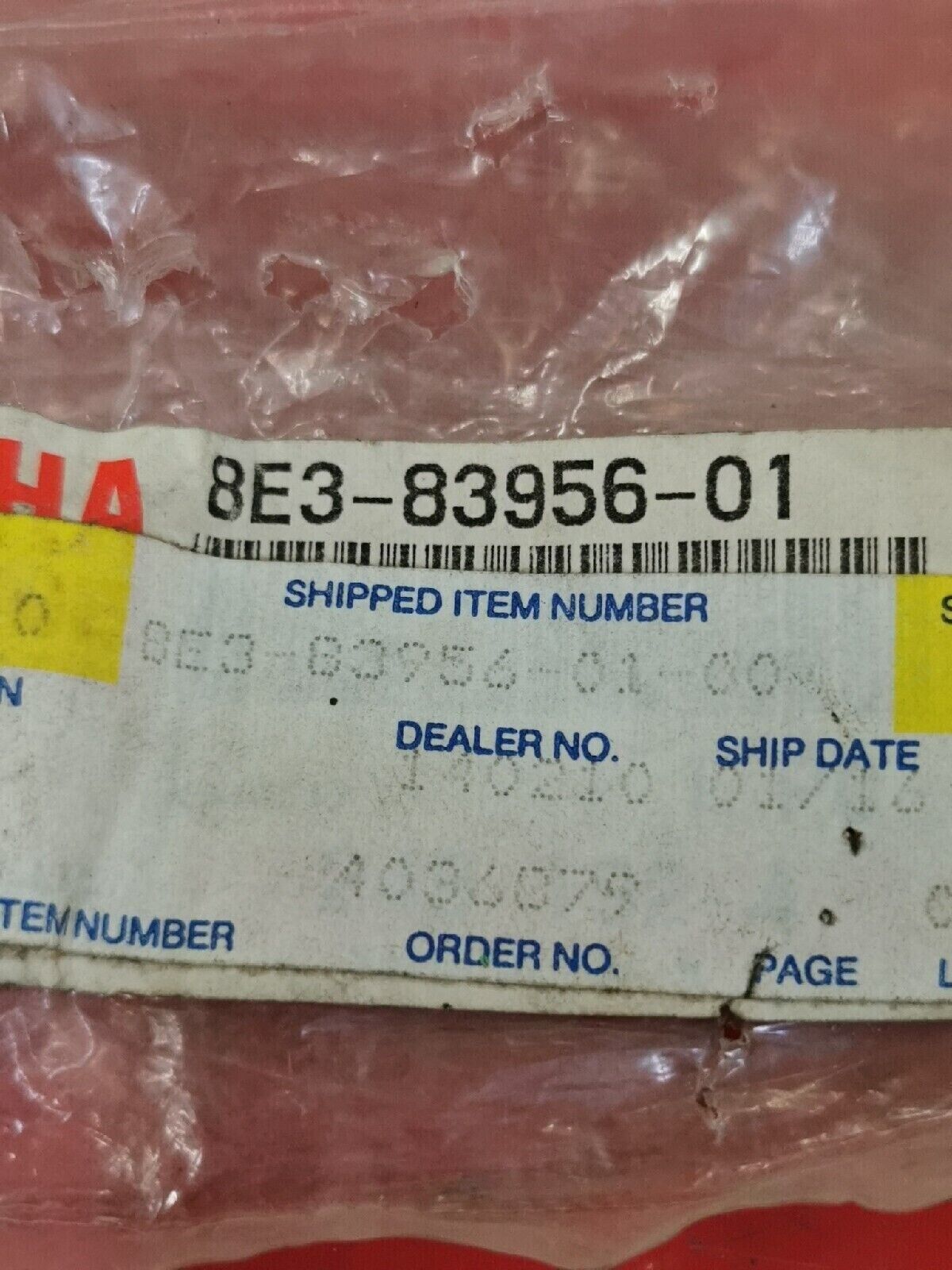 NOS YAMAHA ET250 SS440 ET300 1980 - 1984   CAP 8E3-83956-01-00 Y50