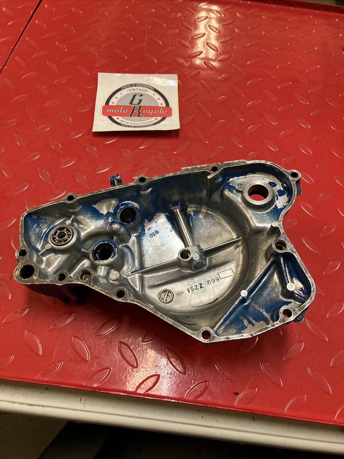 Suzuki RM125 1987 right Crankcase crank case clutch cover 1986 2