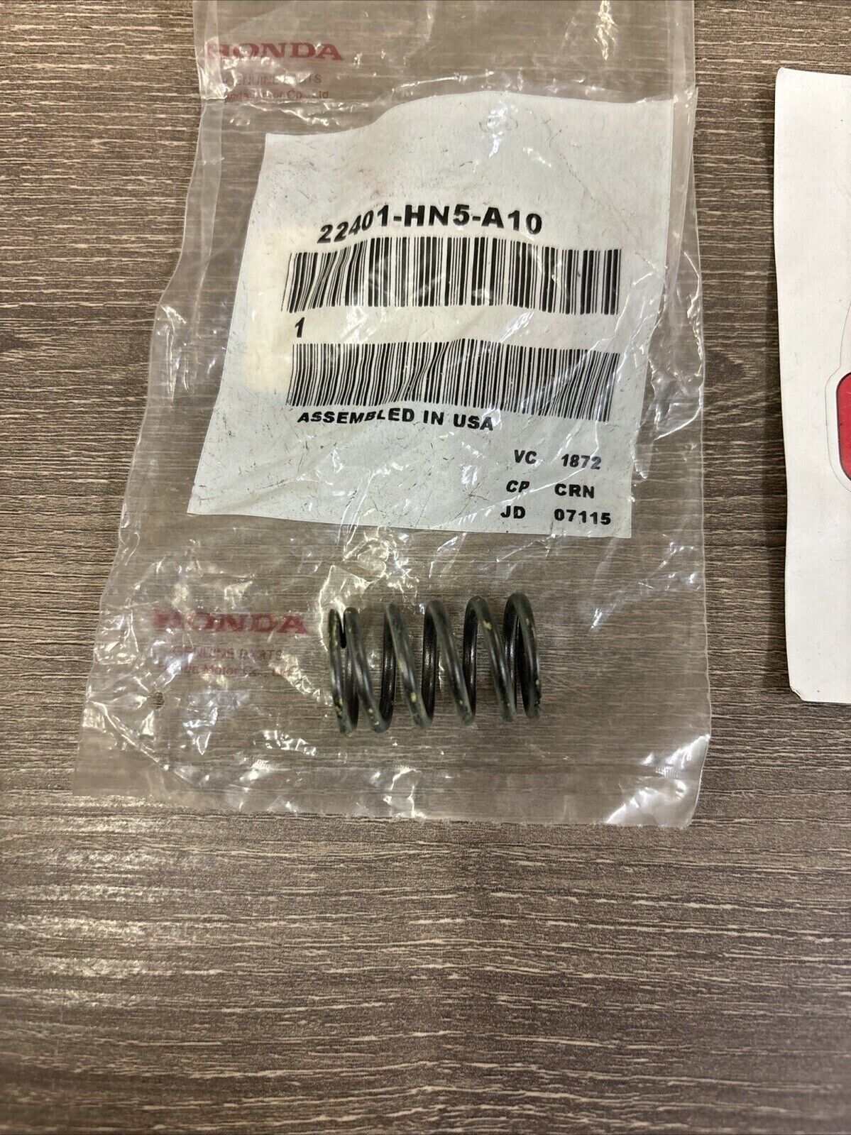 NOS Honda TRX350FE TRX350TE CLUTCH SPRING 22401-HN5-A10 H118
