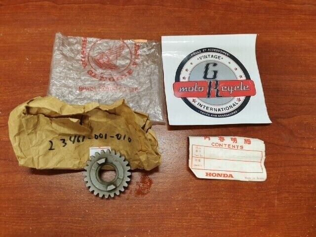 NOS Honda C100 C102 C105 T CA100 COUNTERSHAFT TOP GEAR 24T 23461-001-010 H75