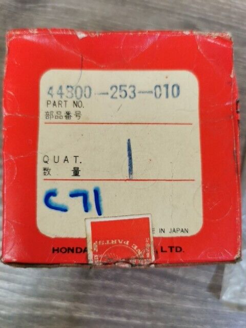 NOS HONDA C71 C70 C72 C75 C77 1958 - 1960 BOX SPEEDO GEAR 44800-253-010 H79