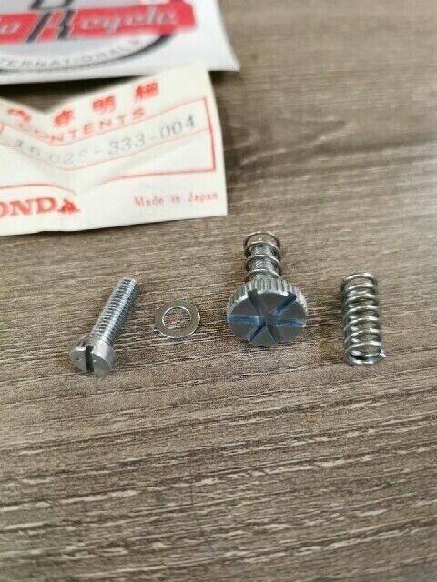 NOS HONDA CB350F 1972 1974 CB400F 1976 1977 SCREW SET B  16028-333-004  H77