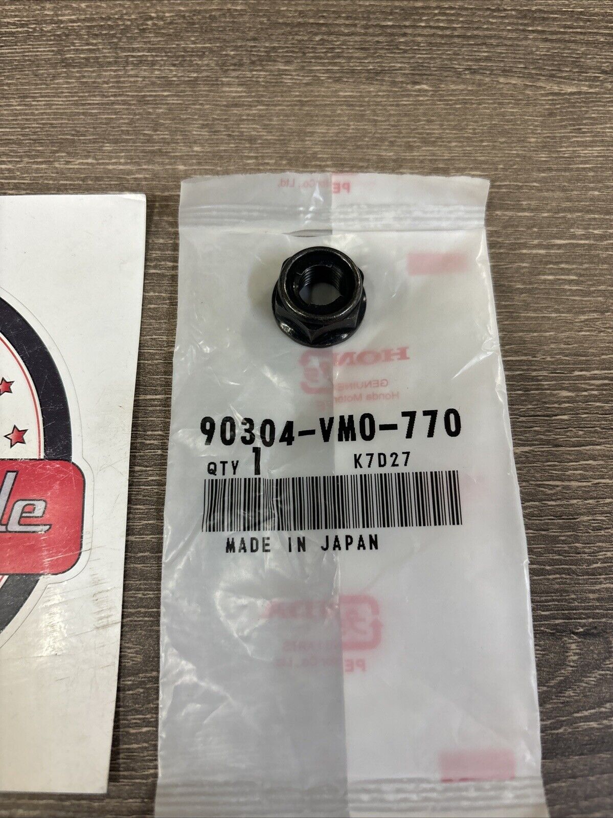 NOS Honda NS50F NV400C VT600C U NUT 10MM 90304-VM0-770 H136