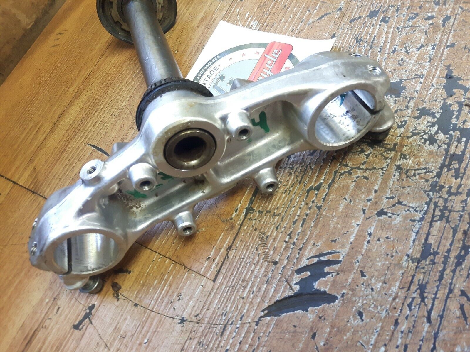 Honda XL250R 1984 streering stem triple tree clamp XL250 1985 1986 1987 .