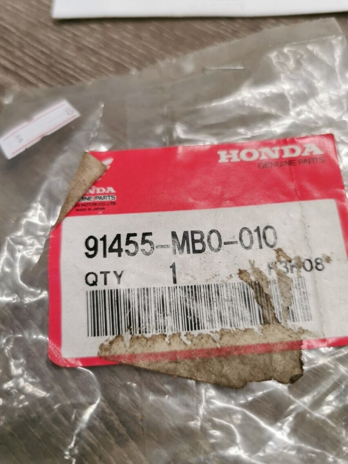 NOS HONDA CAP  91455-MB0-010  H51