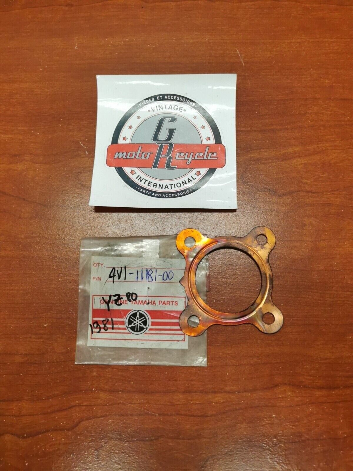 NOS Yamaha 1981 YZ80 CYLINDER HEAD GASKET 4V1-11181-00-00 Y95
