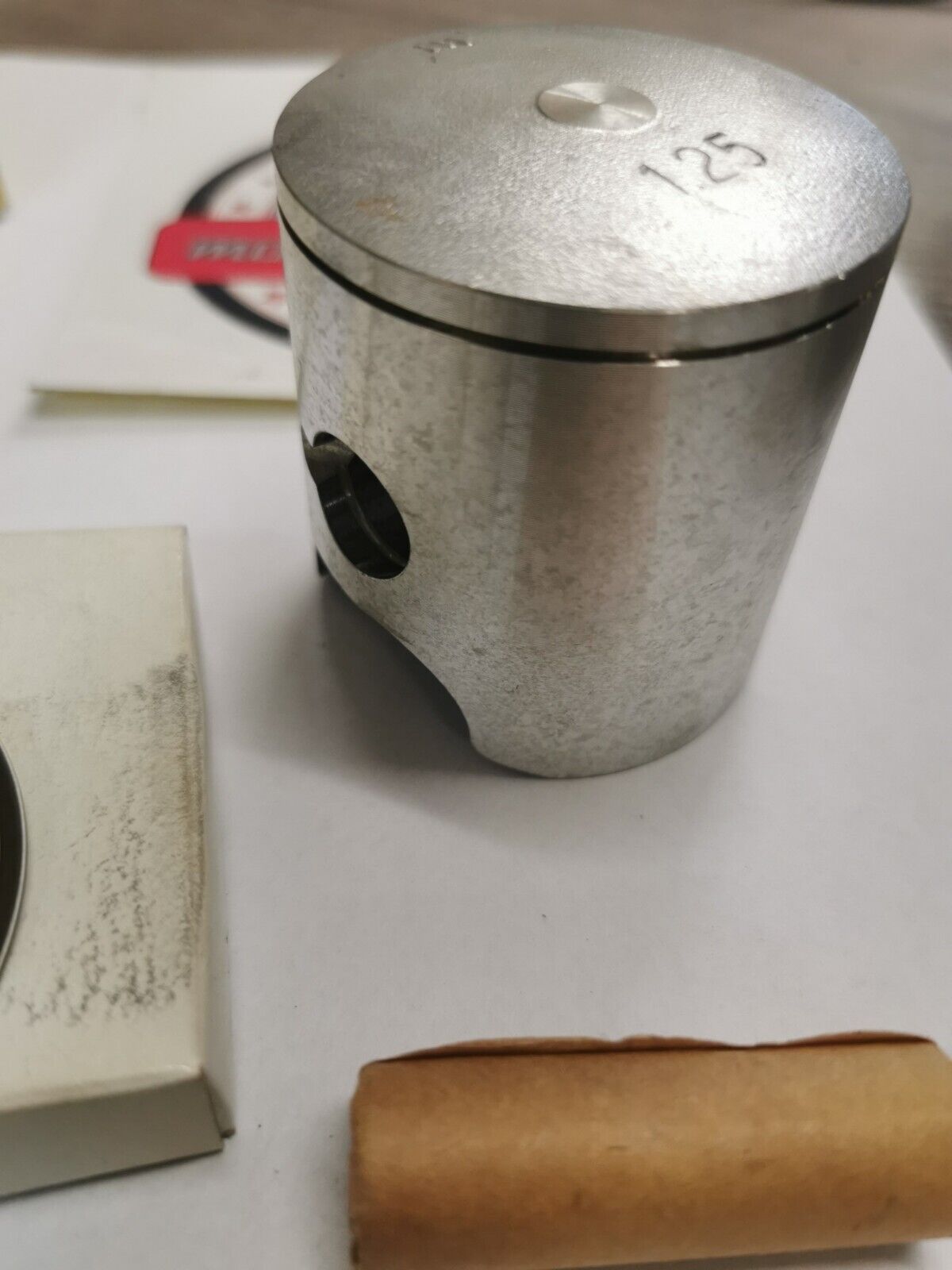 NOS PROX HONDA CR125R 1988 PISTON SET 1.25 NO CIRCLIP 913-4215 J20
