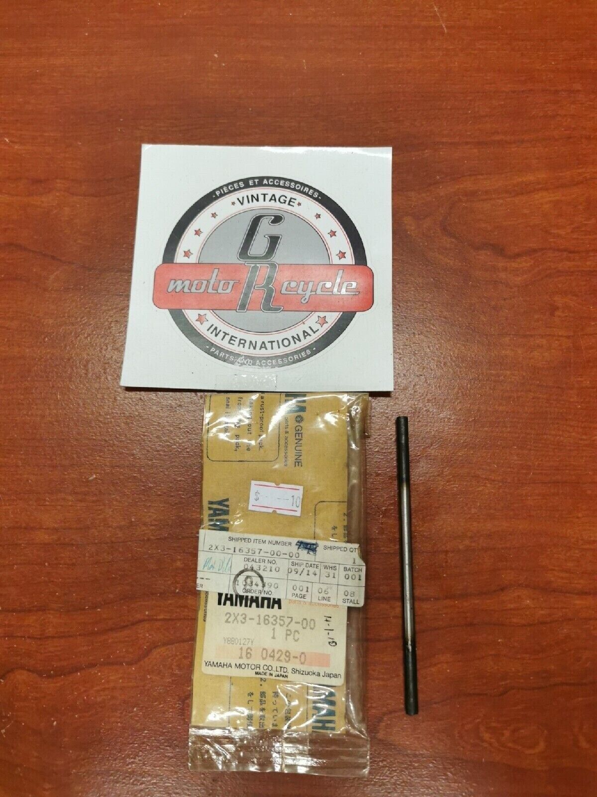 NEW NOS Yamaha CLUTCH PUSH ROD 2X3-16357-00-00 Y69